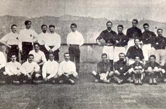 Jugadors de l'Espanyol i el Barcelona